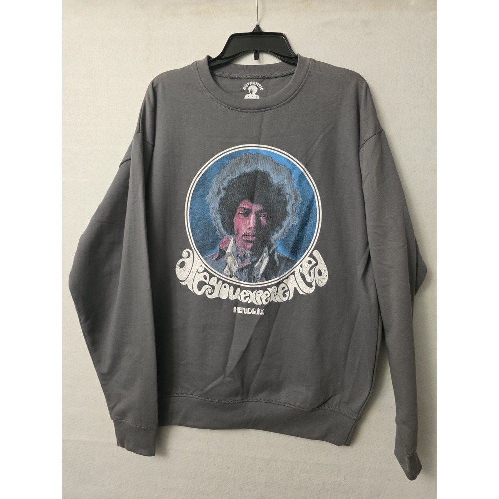 Jimi Hendrix Sweatshirt Are You‎ Experienced 2021 Authentic Hendrix X Large GRAY